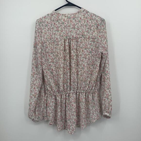 Harlow & Graham Floral Flowy Top Women’s Size Small - Picture 2 of 6